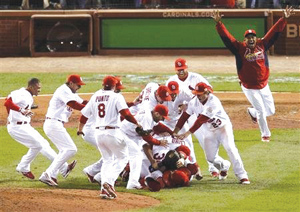 The St. Louis Cardinals won the 2011 World Series in seven games over the Texas Rangers. wisdomportal.com 
