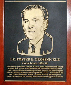 Dr. Foster E. Grossnickle, the founding father of NJCU Athletics. njcugothicknights.com 