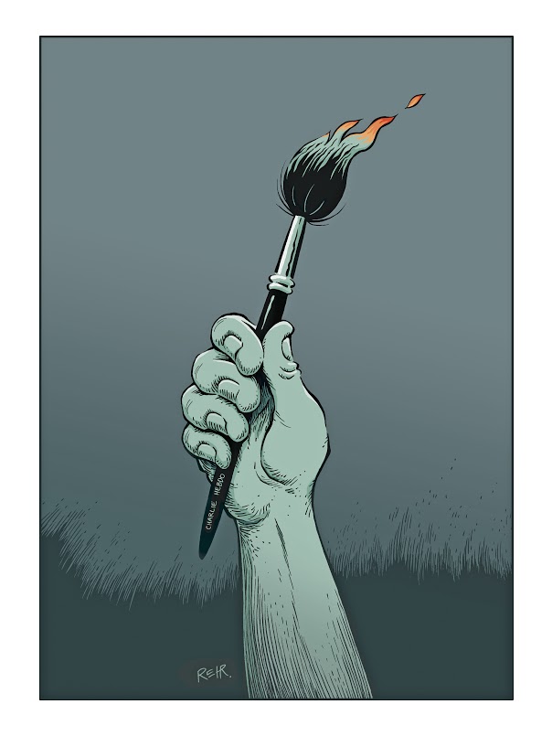 Charlie Hebdo (front cover)_Henrik Rehr_issue 5_print