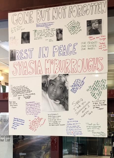 Seeking Justice for Syasia McBurroughs
