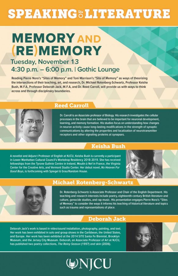 Nov. 13: Speaking of Literature: Memory and (Re)memory
