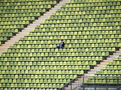 Photo displays stadiums going empty due to virus.
Photo courtesy of Wgbieber/Pixabay