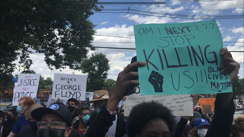 Jersey City protests over the injustice of black lives