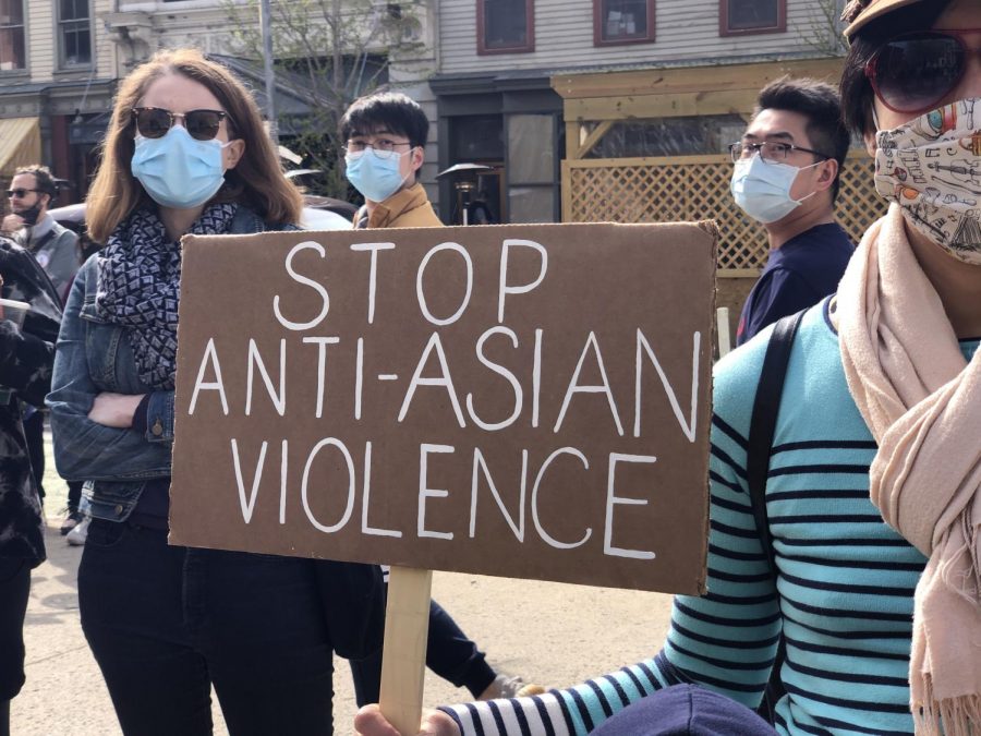 Jersey City Protest Against Asian Violence. Photo by Felix.