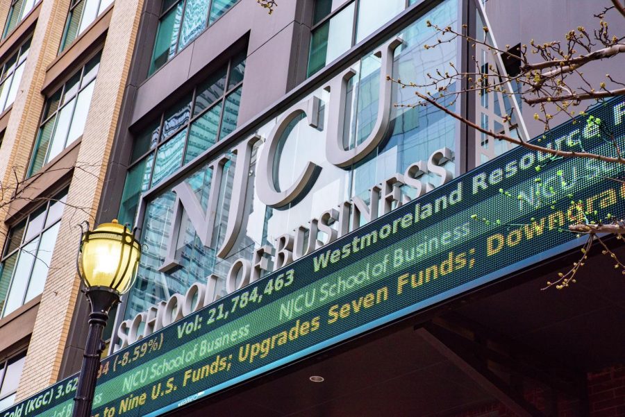 NJCUs School of Business located in Downtown Jersey City. It is where the Inaugural NJCU Entrepreneurship Pitch Competition will take place on April 26. Photo by NJCU Marketing and Communications. 
