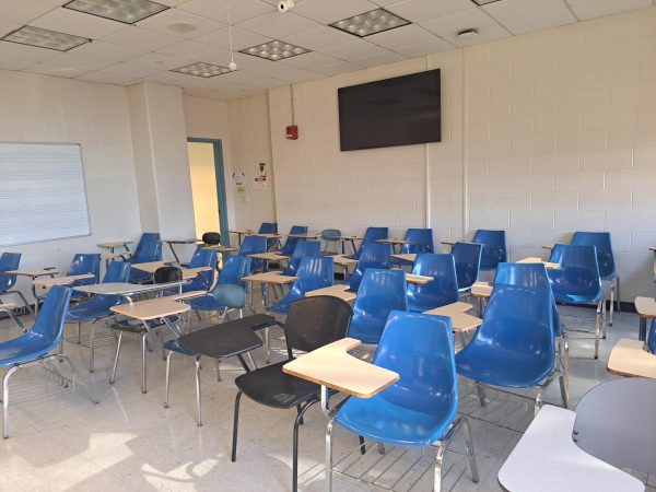 Picture of empty classroom